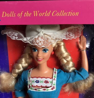 BARBIE DOLLS OF THE WORLD, DUTCH, SPECIAL ED., 1993, PINK LABEL