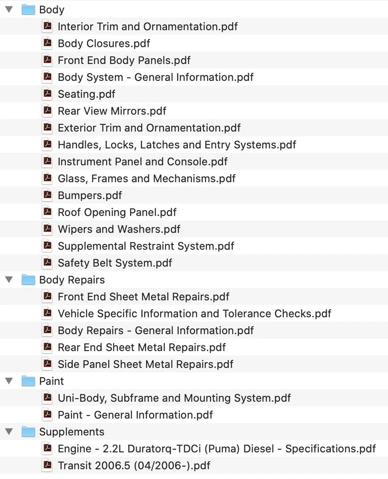 Ford Transit (2006-2013) manuale officina riparazione su cd - Immagine 4 di 4