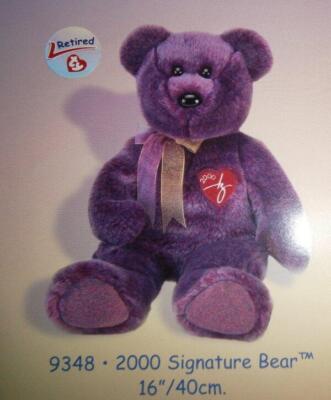 TY 1999 BEANIE BUDDY  ~ SIGNATURE 2000 ~    REPRESENTING THE FUTURE   RETIRED -