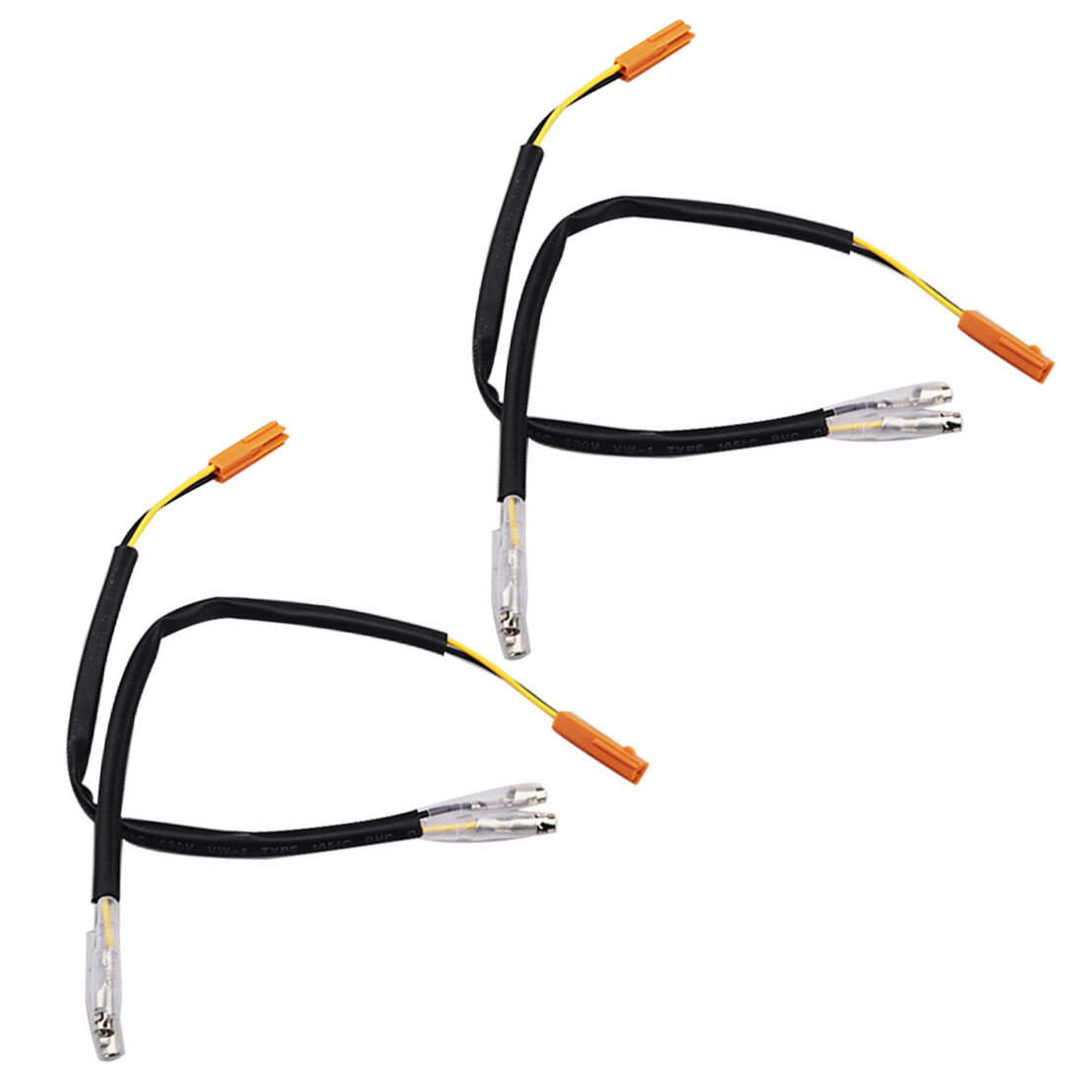 4pcs Turn Signal Light Wire Adapter Plug Cable Fit for Kawasaki