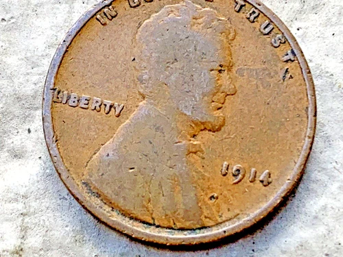 1914 P Lincoln Wheat Penny Nice coin RARE