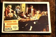 WHEN THE REDSKINS RODE 1951 LOBBY CARD #2 JON HALL