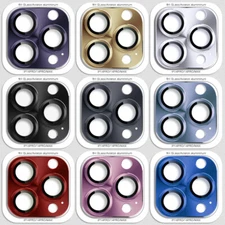 Tempered Glass Metal Camera Lens Protector for Apple iPhone 13 14 15 16 Pro Max