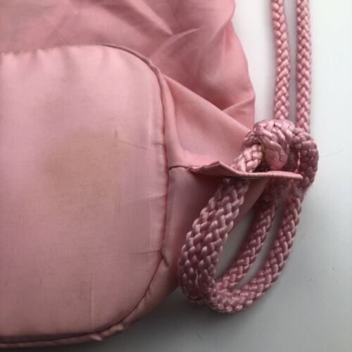 Y2k Jim Benson A Happy Bunny Rucksack mit Kordelzug pink 14 x 12 Zoll süß aber psycho - Bild 10 von 16