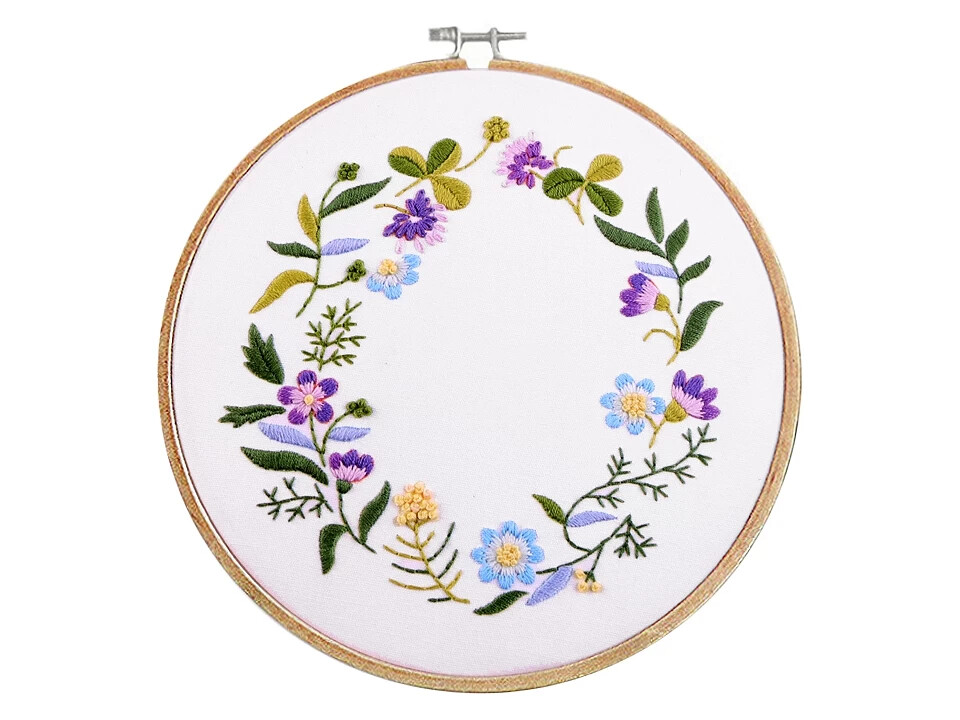 TingHaoO Doppelschicht Stickrahmen - PVC Clip Rahmen Für Stickerei & Näharbeiten 30x30 Cm