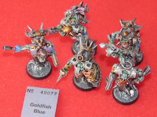 Warhammer 40k Ork Stormboyz Squad 5 Models Painted Orks Games Workshop WH40K GW - Picture 7 of 10