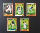NOLAN RYAN 1990 Topps 5 Card 5,000 Strikeouts Tribute Subset - #P040225A