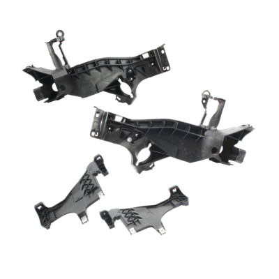 Main Beam Headlamp Mount Bracket Support & Retainer Plate Set For AUDI A5 13-16