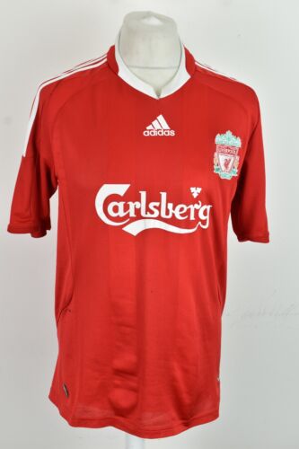 ADIDAS Liverpool 2008-10 Home Football T-Shirt size M Mens Retro Vintage - 第 1/7 張圖片