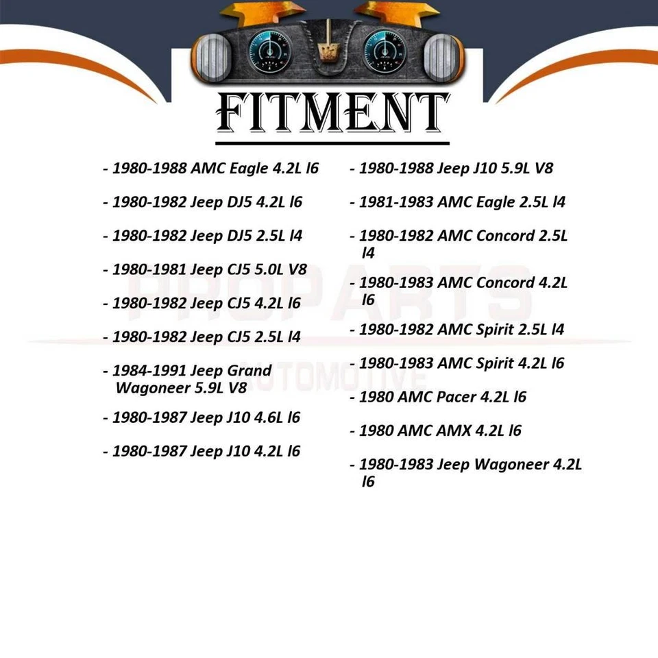Bomba de dirección asistida 1 pieza para 1981 1982 1983 AMC Eagle 2,5 L 1980 AMC Pacer 4,2 L Foto 2 de 4