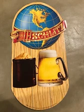 Vintage Schlitz Beer Cardboard Sign Counter Top Display 1976