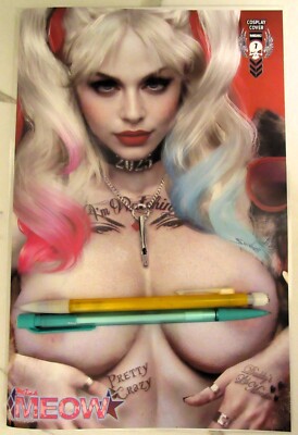 MISS MEOW #7 SHIKARII Harley Quinn ~Doggies~ N'ty BAD GIRL Up-Close Var M/NM+