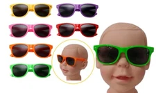 Small Kid Size Sqaure Lens Glasses Nerd Hipster Child Costume Age 3+