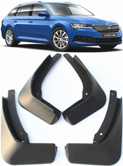 New OE Set Splash Guards Mud Guards Flaps For 2015 2023 Skoda Superb B8 Estate