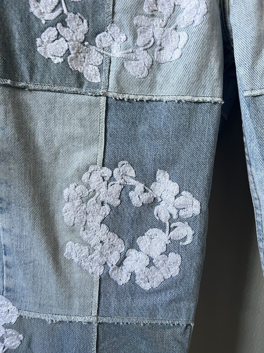 Readymade Denim Tears Cotton Wreath Embroidered Jeans | eBay