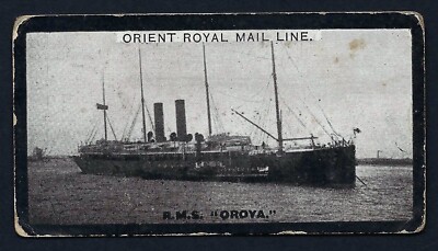 SINGLETON & COLE - ORIENT ROYAL MAIL - RMS OROYA