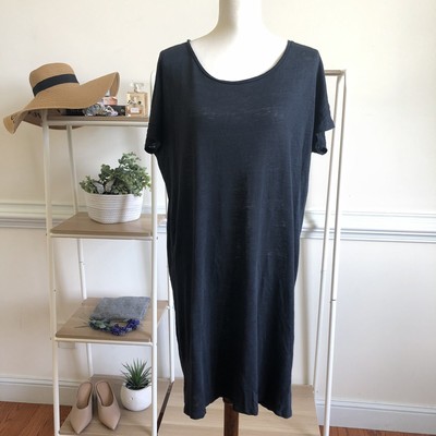 everlane linen shirt dress