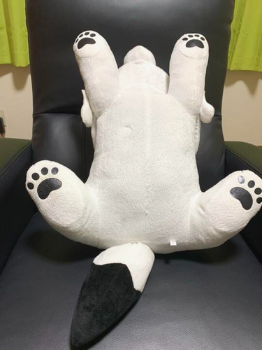 Okami Den Chibiterasu Big Fluffy Plush Capcom 964 - Picture 3 of 5