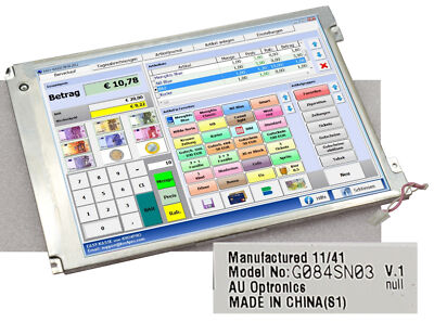 8.4'' 21,3cm AUO AU OPTRONICS G084SN03 V.1 800×600 PANEL DISPLAY LCD SCREEN V433