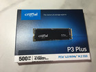 Crucial 500GB P3 Plus PCle 4.0 NVMe M.2  SSD, (CT500P3PSSD8), New