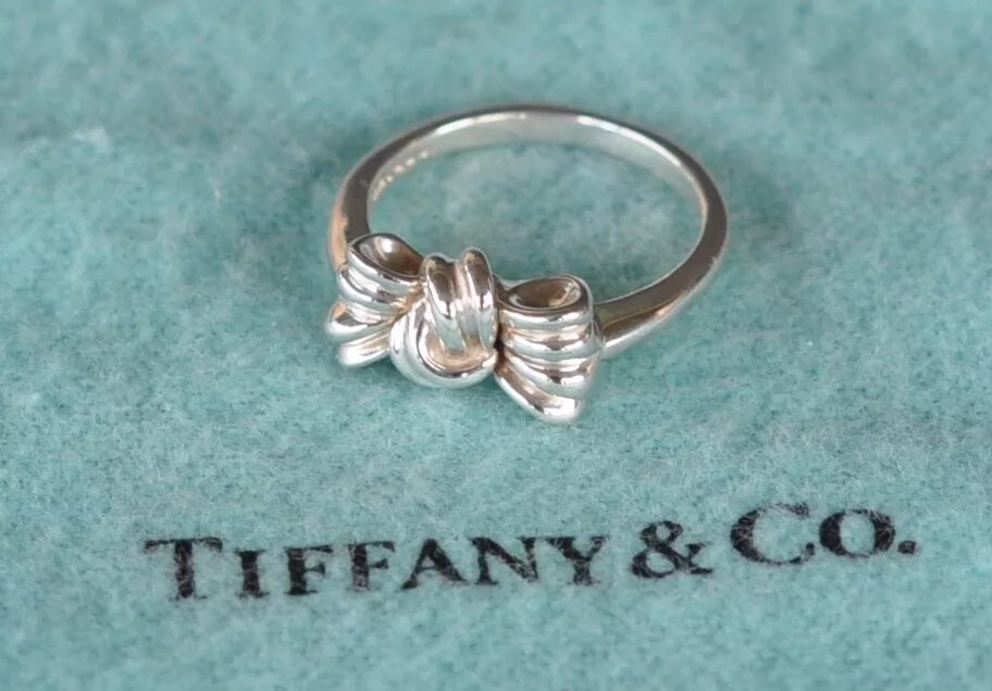 Tiffany and Co. Diamond Bow Ring in 18 Karat Rose Gold 0.32 Carat For Sale  at 1stDibs | tiffany bow ring, tiffany and co bow ring, tiffany diamond bow  ring