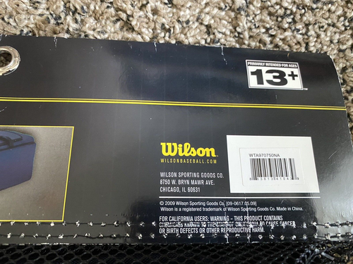 Wilson Team Gear Bag blau 36x15x15 - Bild 4 von 5