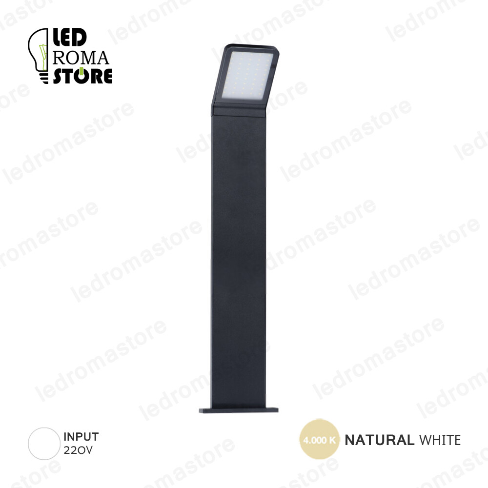 PALO LED DA GIARDINO DA ESTERNO 6W LUCE NATURAL NATURALE 4000K 800MM