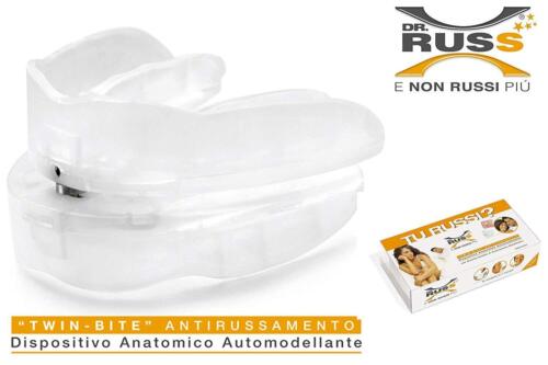 DR BRUX RUSS STOP SNORING GUARD (Made In Italy) Sleep & Breath Better At Night - Picture 1 of 3