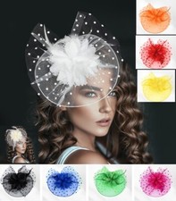 Headband Hair Clip Kentucky Derby Wedding Hat Church Dressy Cocktail Fascinator