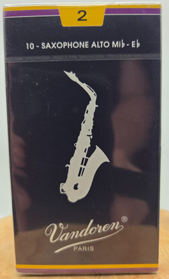 Vandoren Traditional SR212 Altsaxophon Blätter Stärke 2,0   10 Stück Ersatzblatt