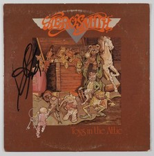 Steven Tyler Aerosmith JSA Signed Autograph Album Record Vinyl Toys In The Attic