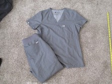 FIGS Scrubs Women Small Set Technical Collection grey pre owned condition