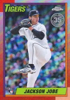 Jackson Jobe 2025 Topps Chrome Update #90CU-17 1990 Topps Chrome Detroit Tigers