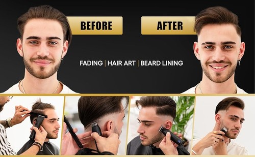 Novah® Tondeuse à Cheveux Professionnelle pour Homme, Tondeuse à Cheveux Professionnelle de Barbier et Garniture - Photo 10/16