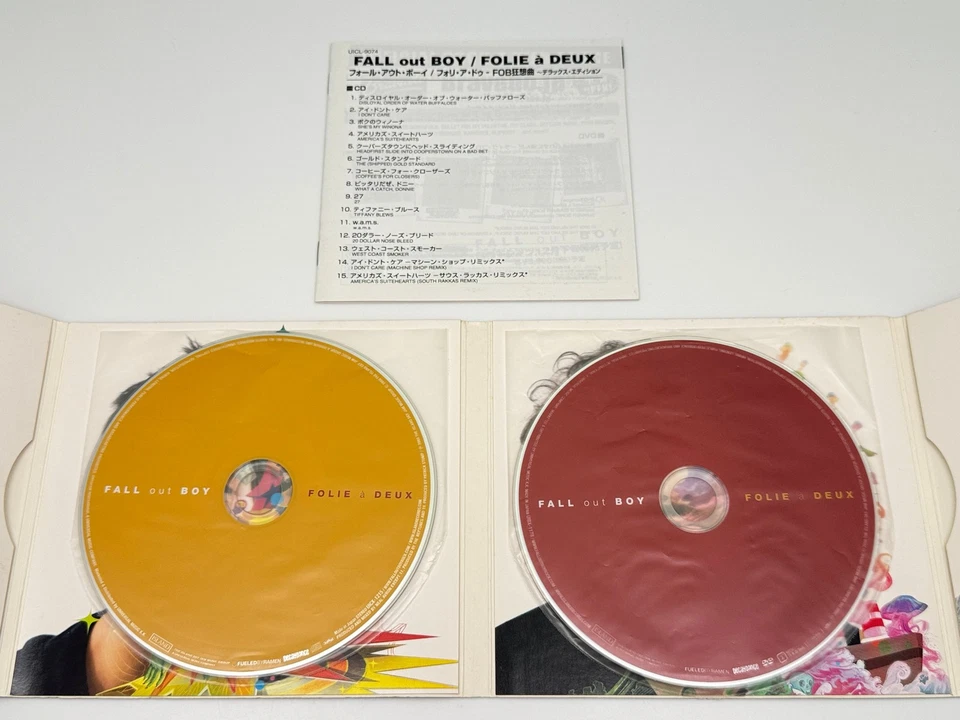 [CD + DVD] Fall Out Boy Folie A Deux Limited Edition Japan Import UICL-9074 - Immagine 2 di 3