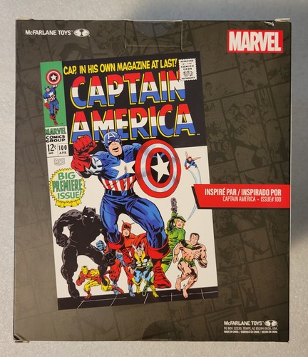 McFarlane Toys Marvel Comics Captain America #100 1:10 Scale Statue NEW 2024 - Picture 2 of 8