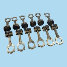 W12 Engine Piston Connecting Rod Set Of 12 Oem 03-12 Bentley Continental