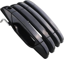 Upgraded Exterior Door Handles Black Compatible with 2007-2013 Chevy Ch