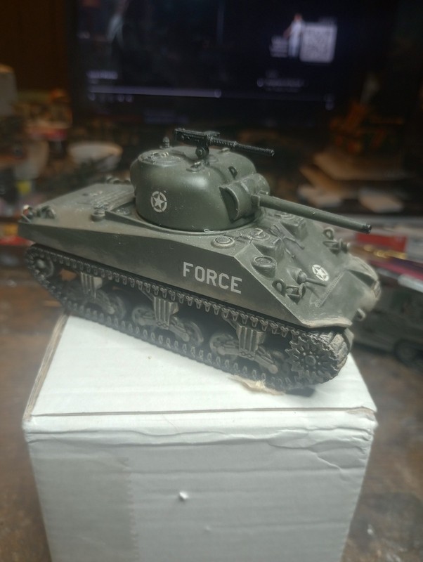 Pro Painted Bolt Action 28mm 1/56 Plastic Warlord US M4 Sherman   FORCE