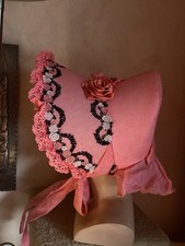 Schute z.Biedermeierkleid,Hut z.Western,Krinolinenkleid,Südstaaten,BW,Lachs