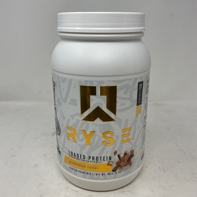 RYSE Loaded Protein Powder - Cinnamon Toast - 27 Servings 2 Lb