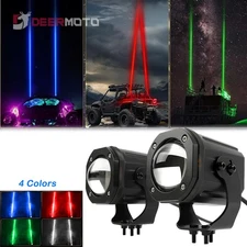 Laser Whip Lights Whipless RGBW LED Flash For Polaris RZR ATV UTV Golf Cart Jeep