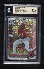 2022 Bowman Chrome Prospects Speckle Refractor /299 Elly De La Cruz BGS 9.5 uk2