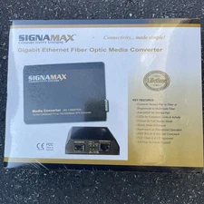 Signamax Gigabit Ethernet Fiber Optic Media Converter  065-1196SFPDR