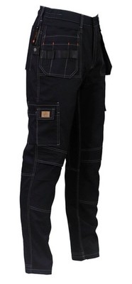 HERREN Arbeits-CARGOHOSE MIT abnehmbaren Taschen Holster Arbeits-Cargohose