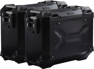 SW-MOTECH TRAX ADV Aluminum Case System - Black - KTM Super Moto 950/SMR 990/SMT