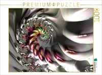Calvendo Puzzle Opalescent Rainbow Spiral | 1000 Pieces, Finished Size 25.2 × 18