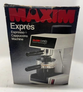 Maxim Expres Espresso+Cappuccino Machine à café Blanc EX-152 – Nouveauté
