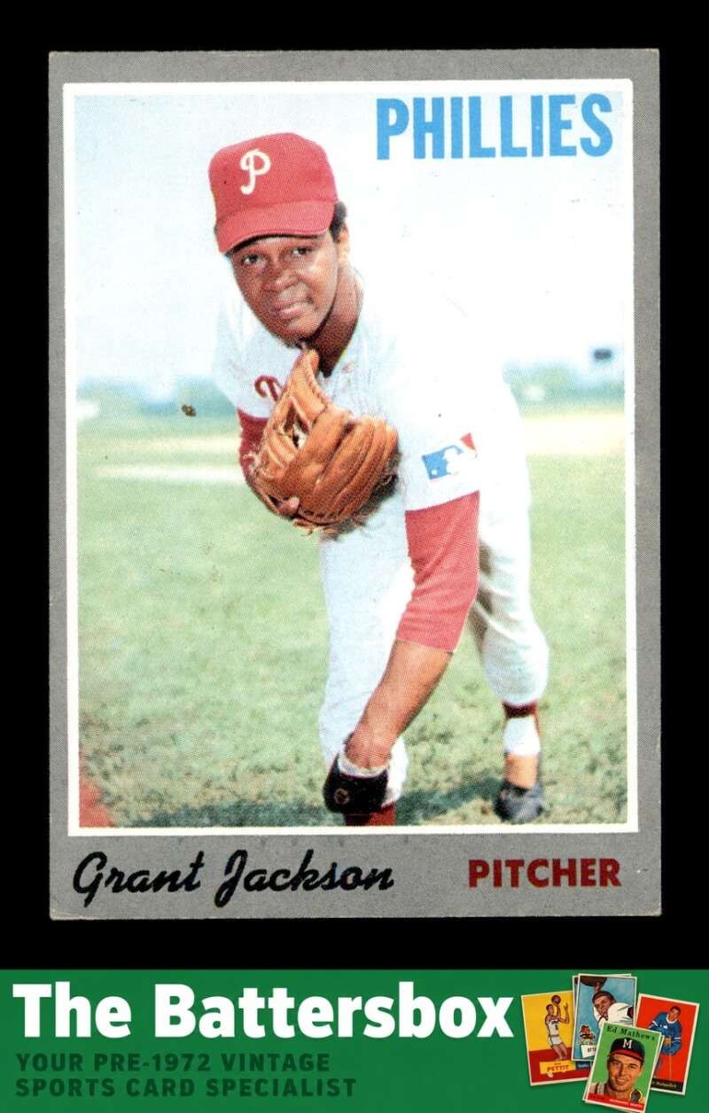 1970 Topps #6 Grant Jackson   EXMT/EXMT+ X3822167