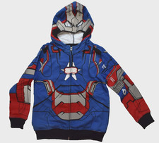 Iron Man 3 Iron Patriot Youth Boys Costume Zip-Up Hoodie NWT Size 7
